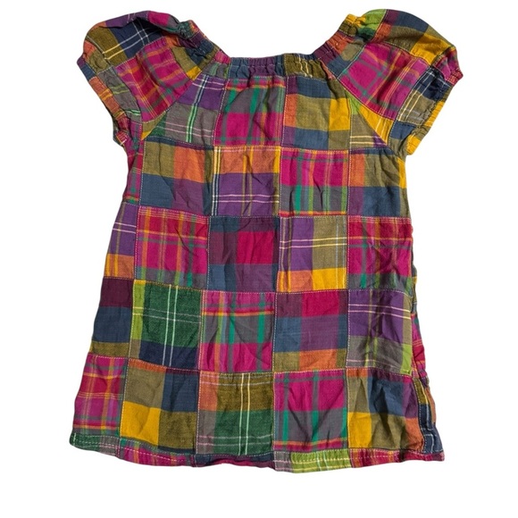 Lolly Wolly Doodle baby girls Madras print k42 - Picture 2 of 4